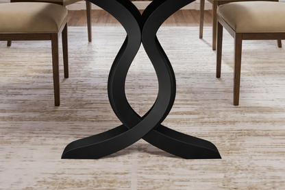 Walnut Wood Table (chairs not included) Table Gather Table Co.