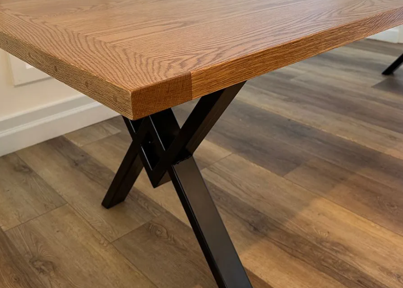 Walnut Wood Table (chairs not included) Table Gather Table Co.